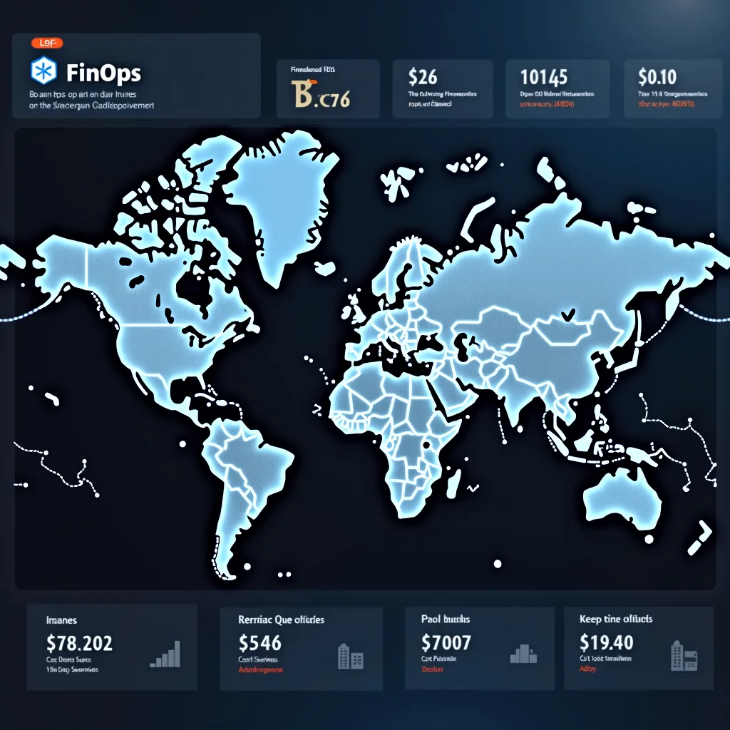 A data visualization dashboard displaying real-time cost metrics and resource utilization across a large-scale Kubernetes cluster.
