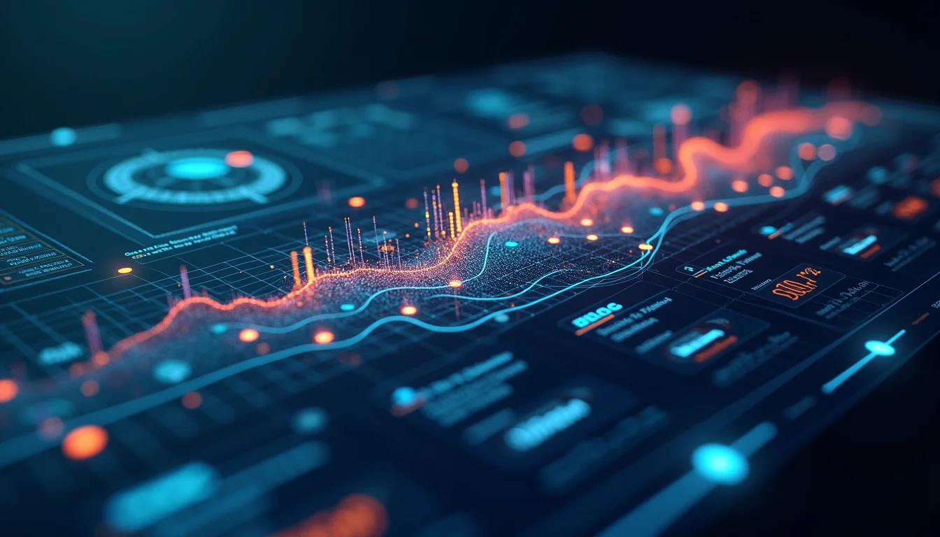 AI-driven predictive load balancing dashboard showing real-time energy flow.